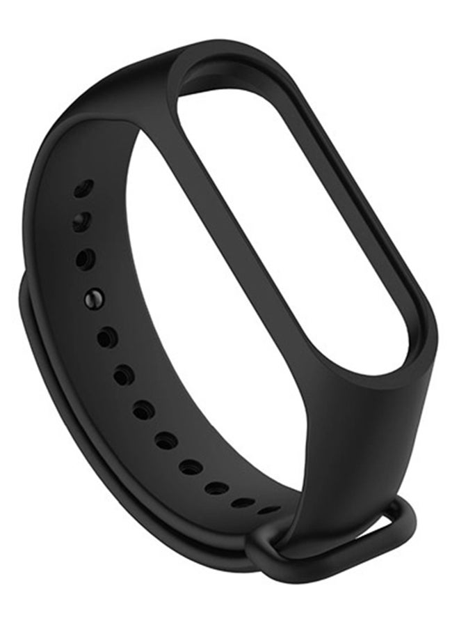 Generic - Silicone Replacement Band For Xiaomi Mi Band 4 Black - Image 1