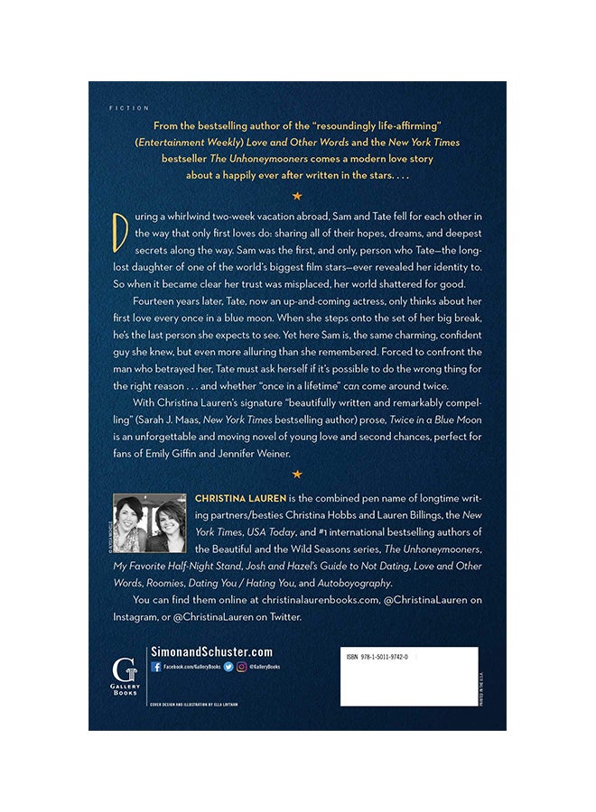 Twice in a Blue Moon Paperback English by Lauren, Christina - 22-Oct-19 - Image 2