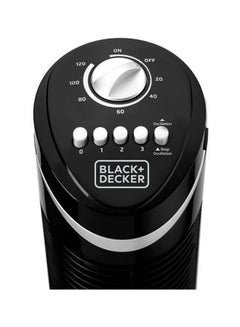 BLACK+DECKER Tower Fan 50W TF50-B5 Black  - Image 3