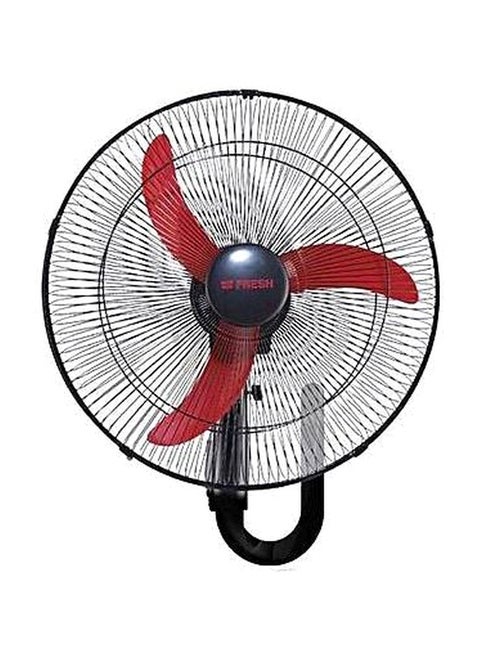 مروحة حائط شبح مقاس 18 بوصة SH-18R, WGP-18 أسود/أحمر
