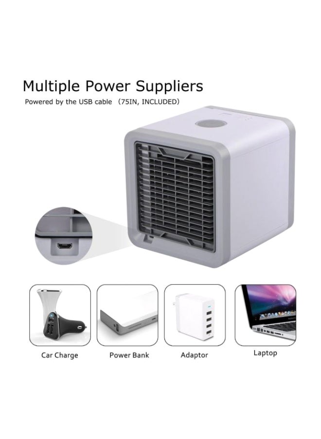Generic - Portable Air Conditioner With Humidifier And Air Purifier White/Grey - Image 1