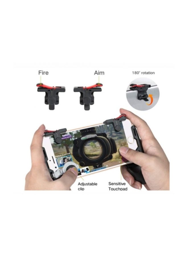Generic 4-In-1 Anti-Skid Smartphone PUBG Gaming Trigger Controller - Wireless  - Image 4