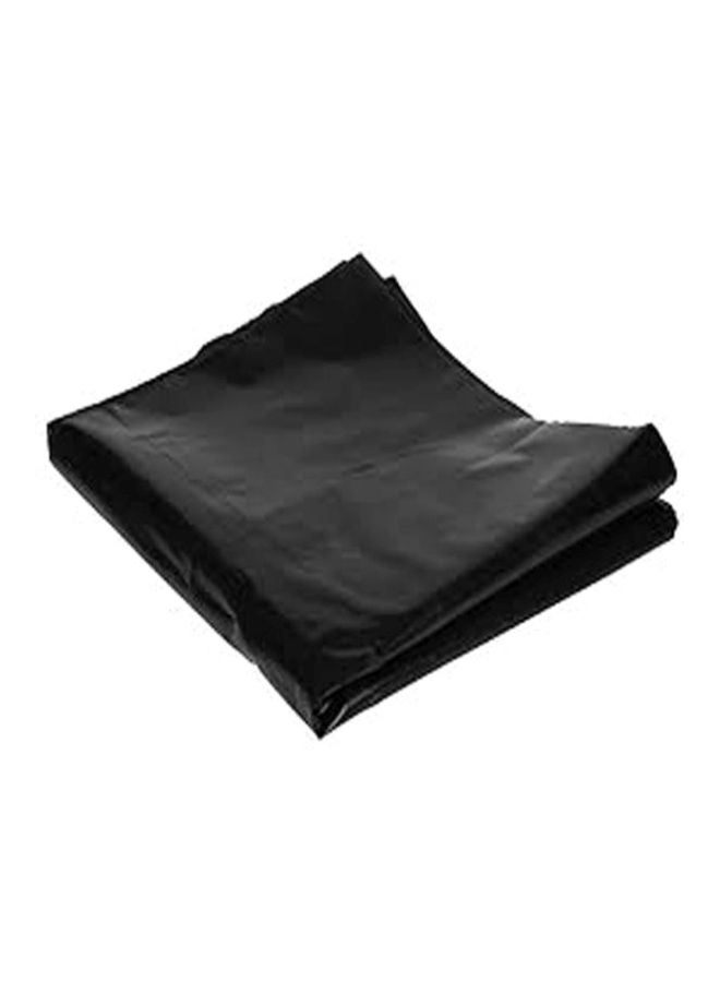 50-Piece Disposable Trash Bag Set Black 16 x 10 x 7inch