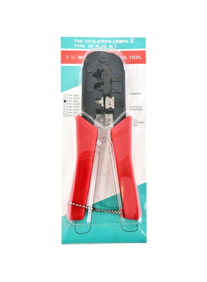 Heavy Duty Modular Crimping Tool Black/Red 