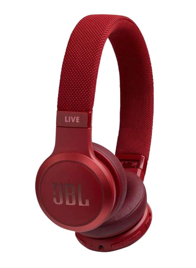 Live 400BT Bluetooth Wireless On-Ear Headphone Red