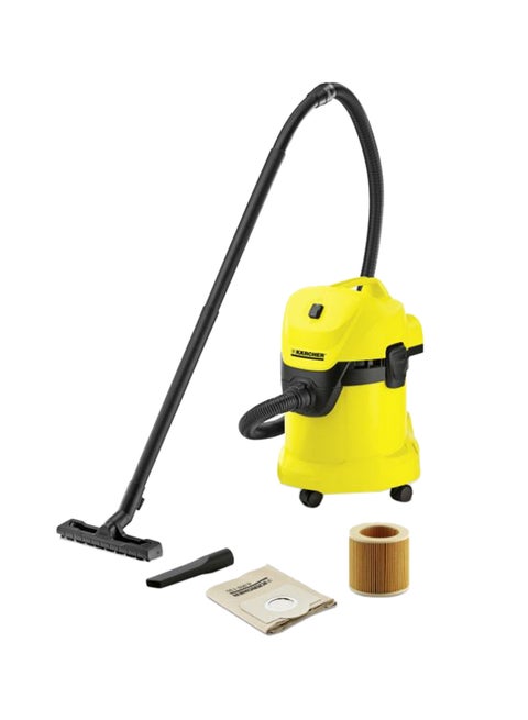 Drum Type Multipurpose Wet And Dry Vacuum Cleaner 17 L 1000 W WD 3 *AE Yellow