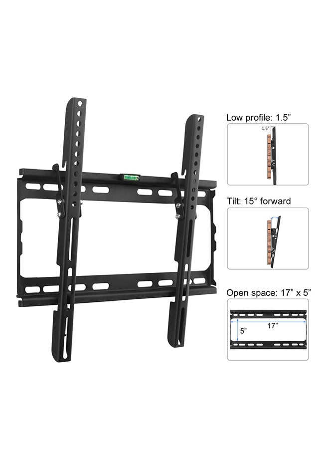 سكيل تك حامل جداري بتصميم قابل للميل للتلفزيون أسود - Image 2