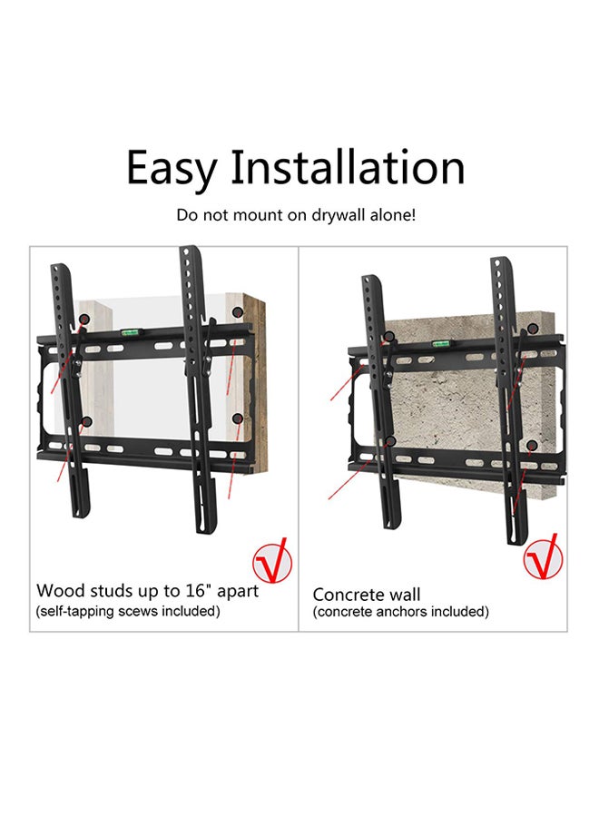 سكيل تك حامل جداري بتصميم قابل للميل للتلفزيون أسود - Image 3