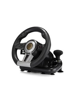 Generic Racing Game Wireless Steering Wheel With Brake Pedal  - Image 2