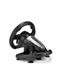 Generic Racing Game Wireless Steering Wheel With Brake Pedal  - Image 4