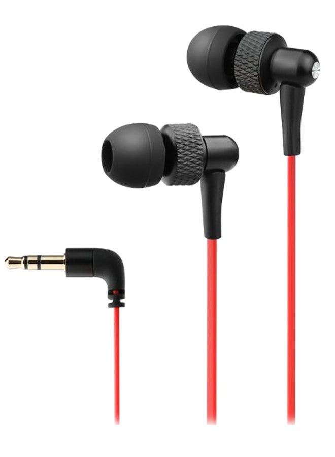 Awei Multi-Function In-Ear Earphones Black/Red - Image 1