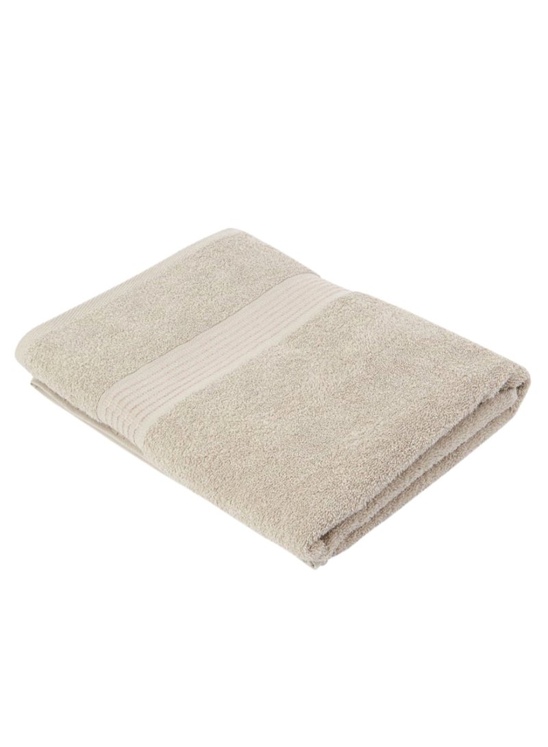 Home Box Essential Carded Bath Sheet Beige 90 x 150cm  - Image 1