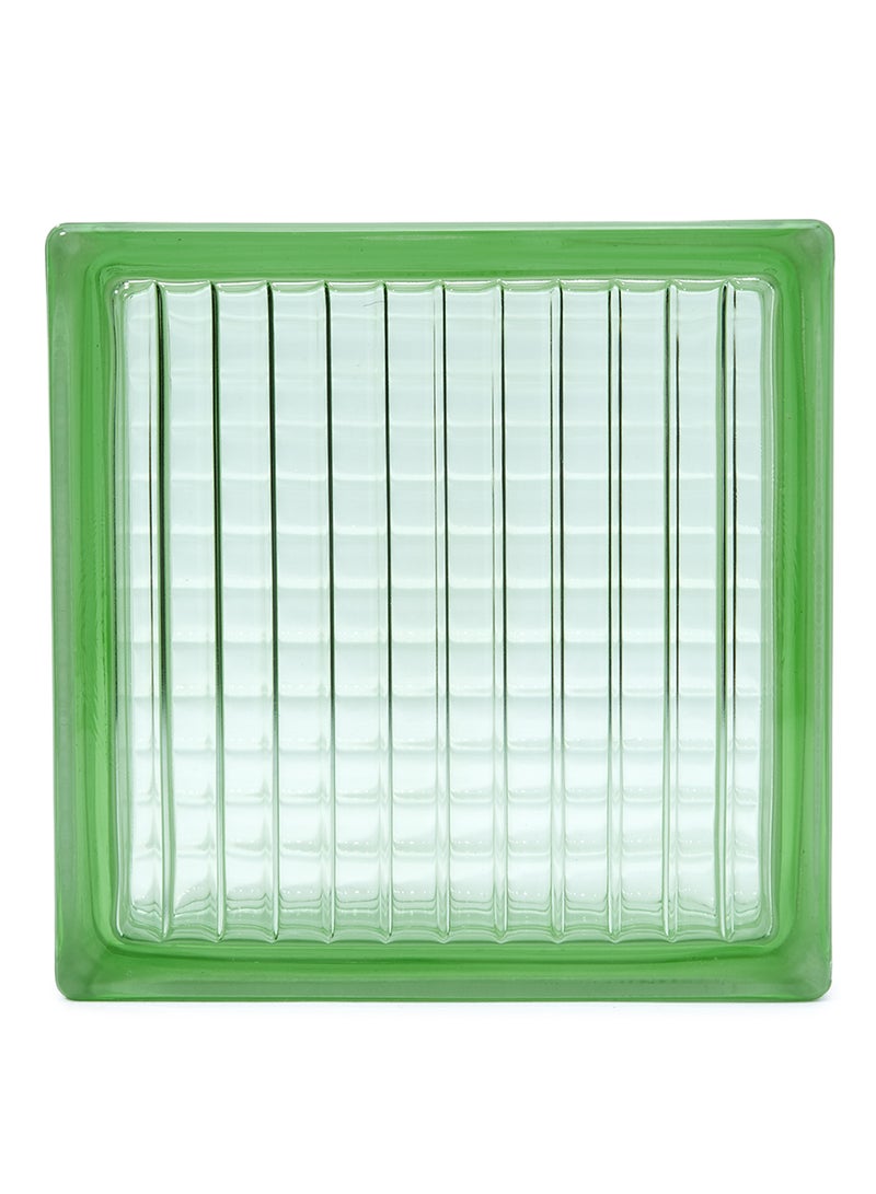 BASURRAH Decorative Glass Cubes Green 19x9cm  - Image 1