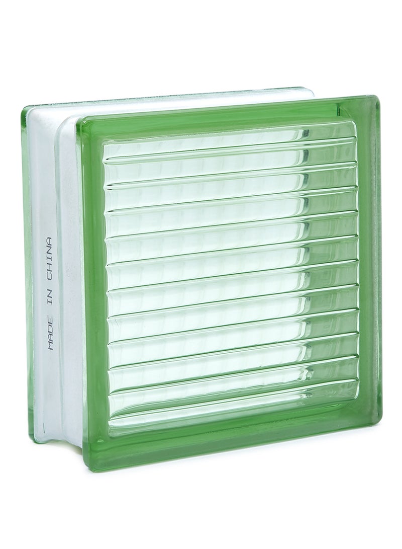 BASURRAH Decorative Glass Cubes Green 19x9cm  - Image 2
