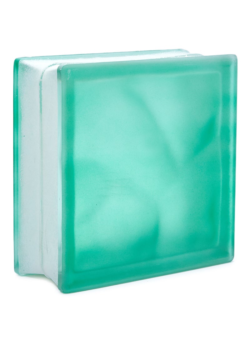 باصرة مكعبات من الزجاج للتزيين أخضر 19x9سم - Image 2