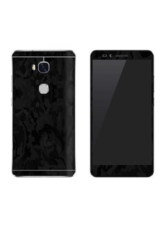 Stylizedd Vinyl Skin Decal For Huawei Honor 5X Black Camo Texture 