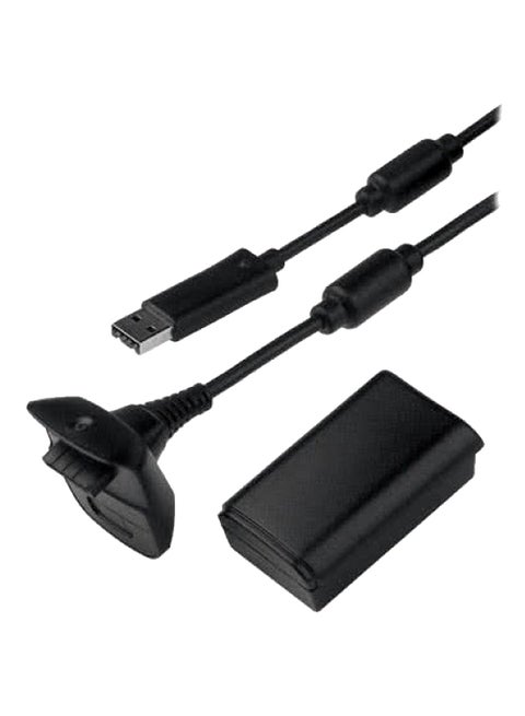 Wireless Gaming Controller Battery With USB For XBOX 360
