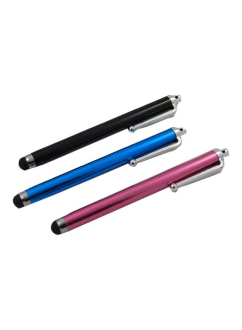 3-Piece Stylus Pen Set For iPhOne Multicolour