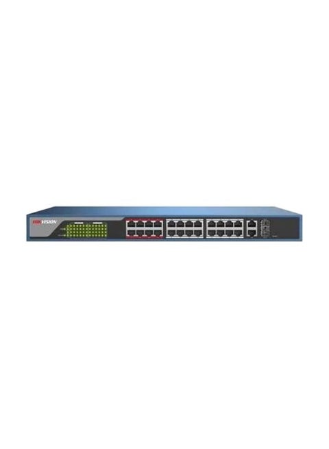 Port Web-Managed PoE Switch Blue