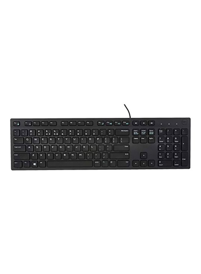DELL USB Wired Keyboard Black - Image 1
