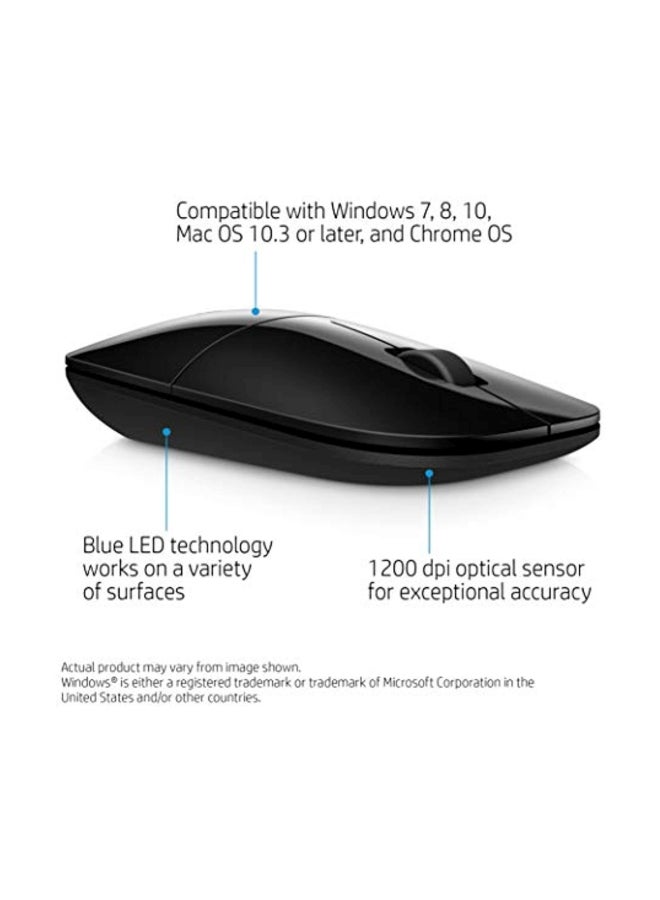 HP - Wireless Mouse Black - Image 1