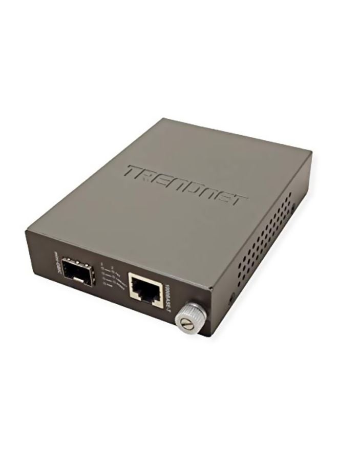 Trendnet - Base-T To SFP Fiber Media Converter Module Black - Image 1