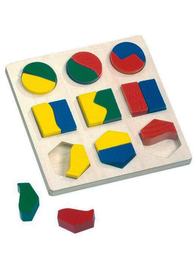Generic - 18-Piece Geometric Shape Puzzle Set - Image 1