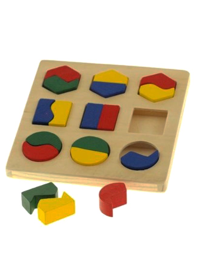 Generic - 18-Piece Geometric Shape Puzzle Set - Image 1