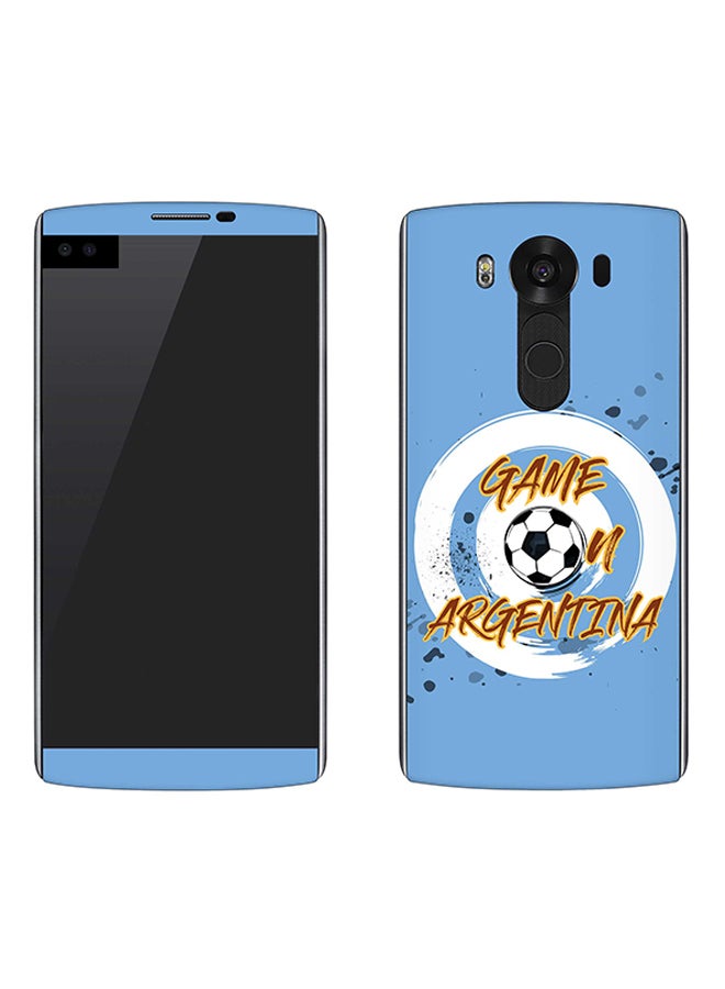 Stylizedd - Vinyl Skin Decal For LG V10 Game On Argentina - Image 1