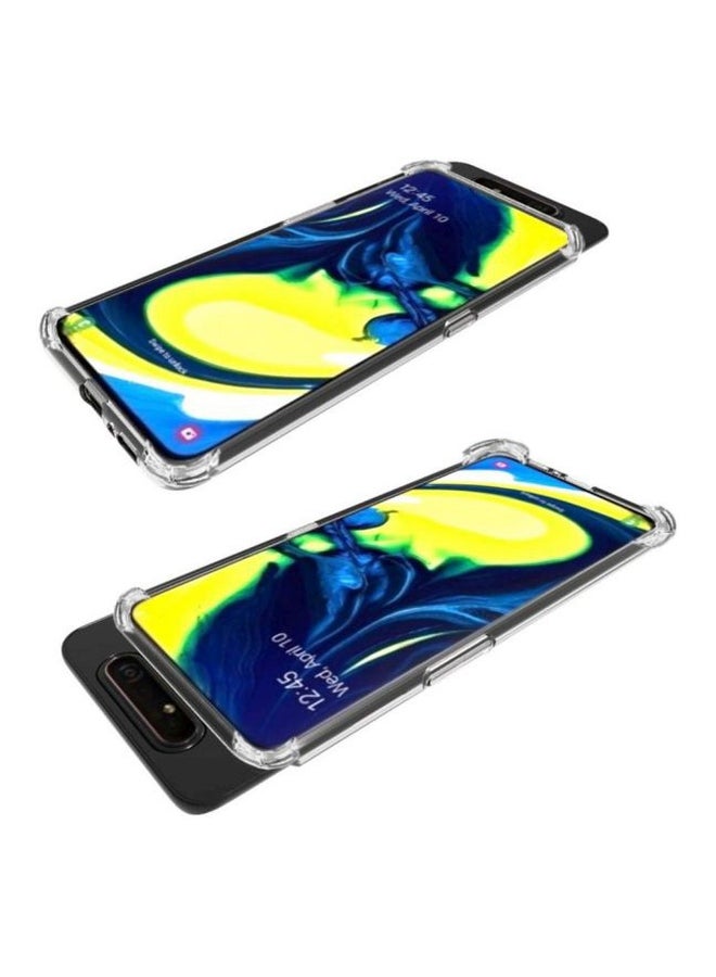 غطاء حماية واقٍ لهاتف سامسونج جالاكسي A80/ A90 شفاف - Image 2