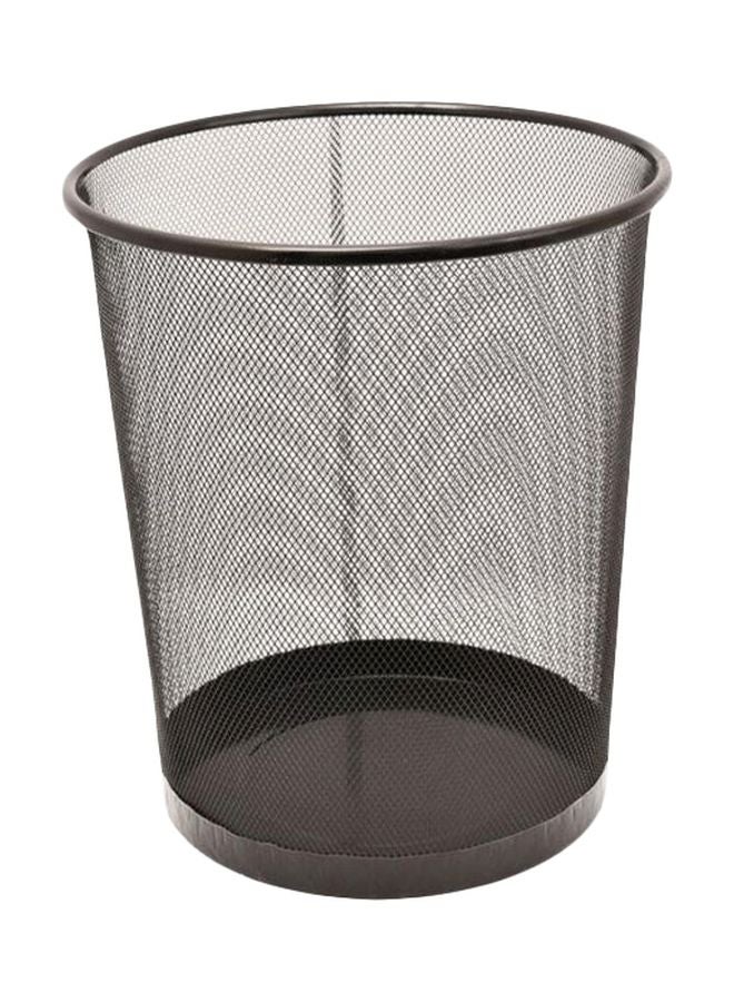 Paper Waste Basket Black