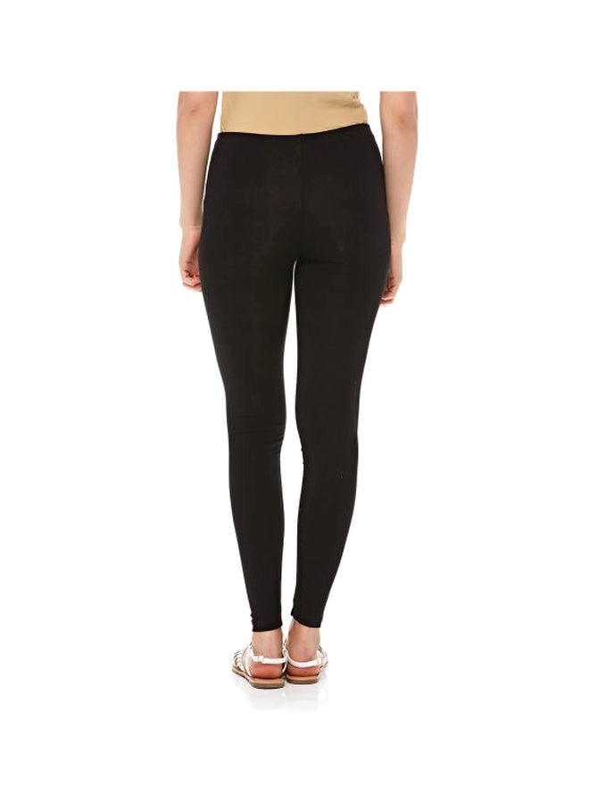 Generic Skinny Leggings Black  - Image 2