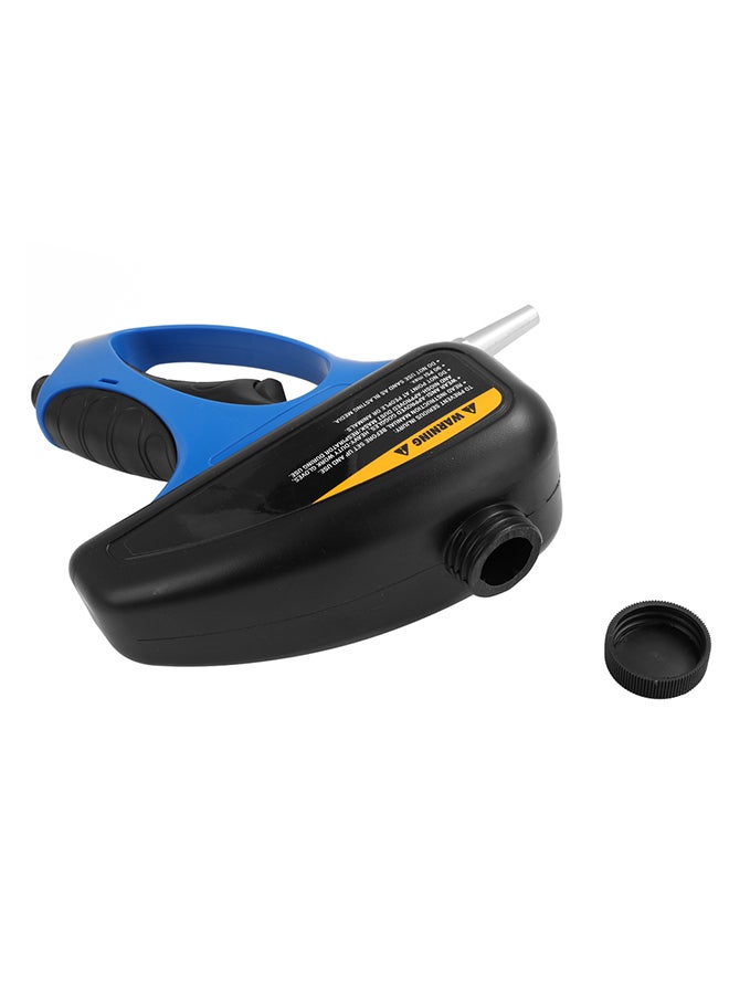 Small Mouth Pneumatic Sandblasting Machine Black/Blue 23.00x14.50x18.00cm  - Image 2