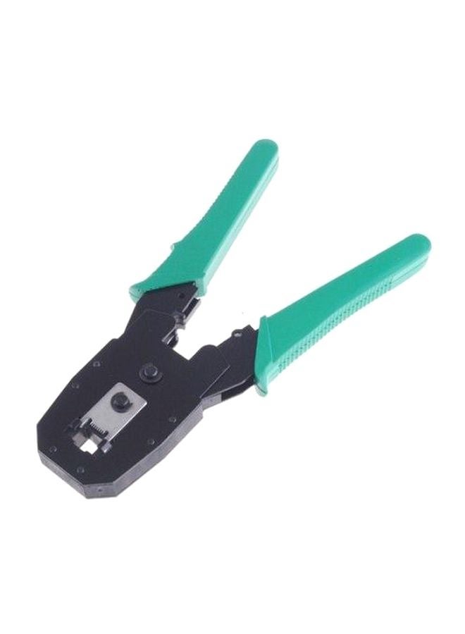 Cable Crimper Plier With Cable Cutter Blade Green/Black/Yellow - Image 1