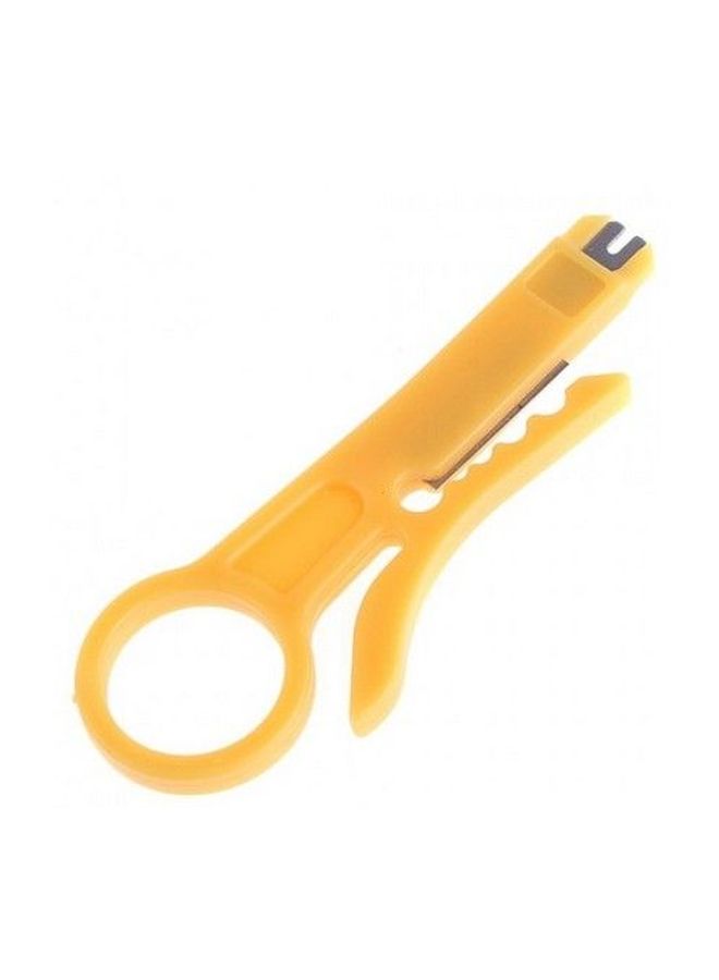 Cable Crimper Plier With Cable Cutter Blade Green/Black/Yellow - Image 3