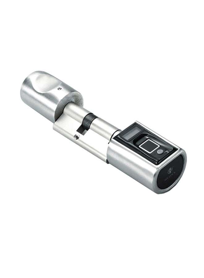 WE-LOCK Door Lock With Biometric Fingerprint Scanner Silver 24.5x7.5centimeter  - Image 1