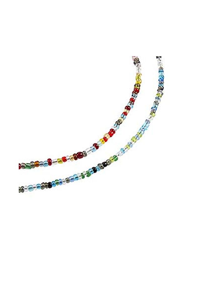 Generic unisex 2-Piece Beaded Strap With Cloth And Pouch Set 24-2-AUS-B078PFBMHF-U - Image 3