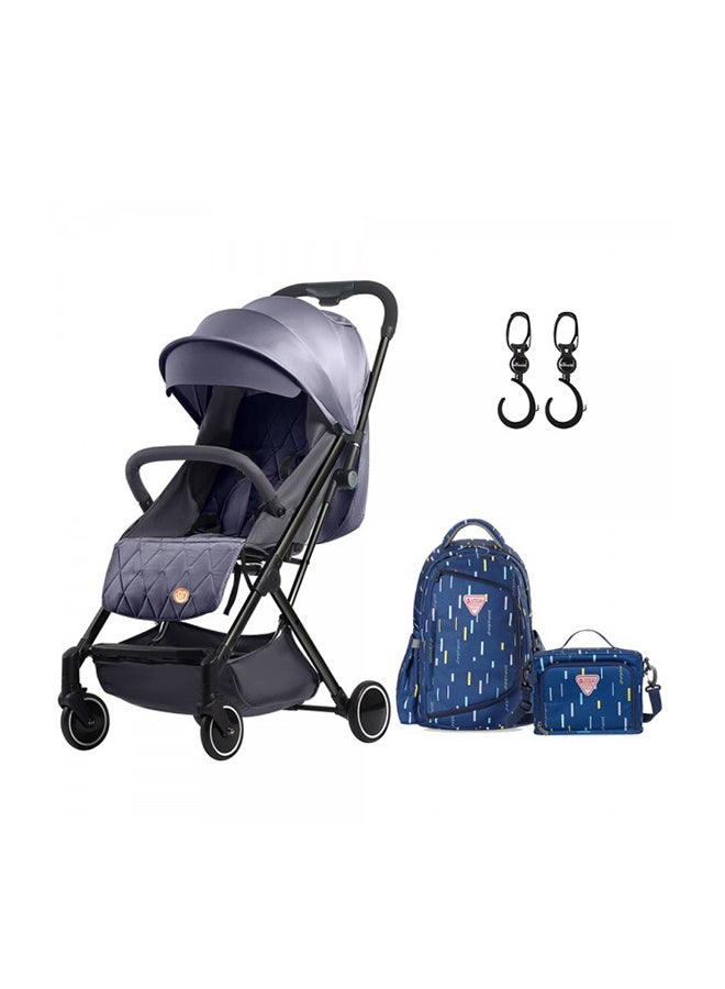 TEKNUM Travel Lite Stroller With Sunveno Diaper Bag And Hooks - Multicolour  - Image 1
