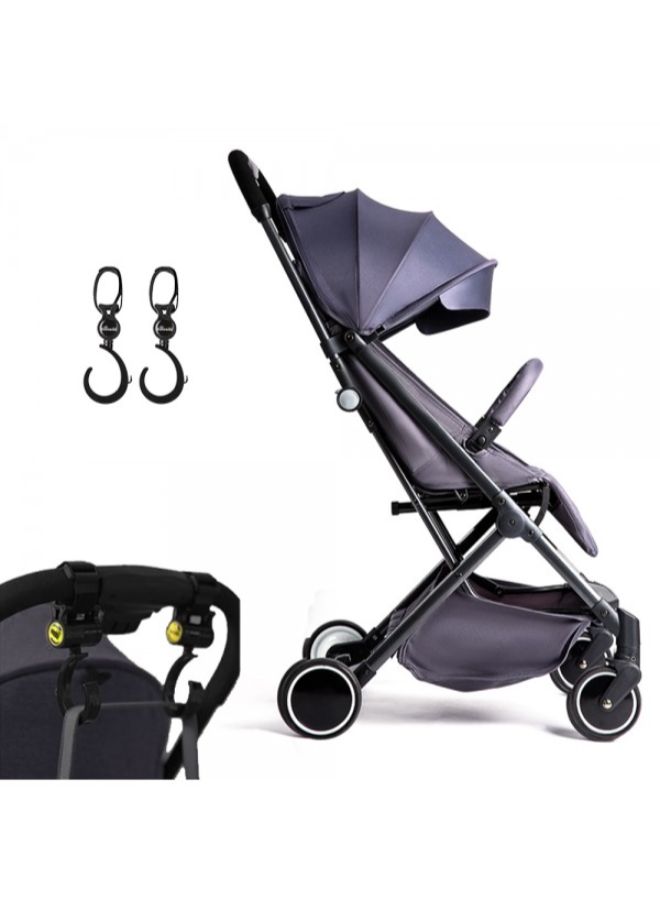 TEKNUM Travel Lite Stroller With Sunveno Diaper Bag And Hooks - Multicolour  - Image 4