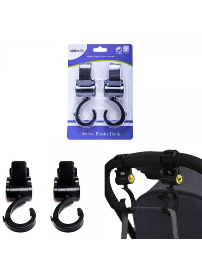TEKNUM Travel Lite Stroller With Sunveno Diaper Bag And Hooks - Multicolour  - Image 5