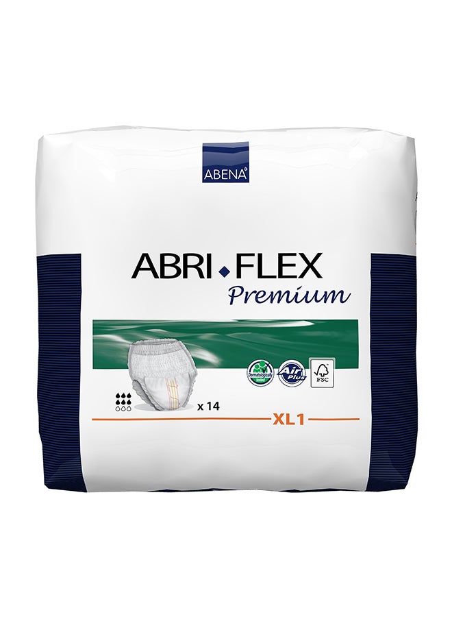 Abena Abri-Flex Premium Diaper, XL1, 14 Count  - Image 1