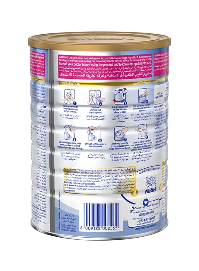 نستله - حليب نان 3 أوبتي برو لنمو الأطفال 1.8كيلوجرام - Image 1