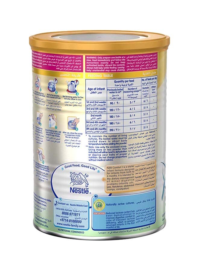 Nan - Comfort 1 Infant Formula 400grams - Image 1