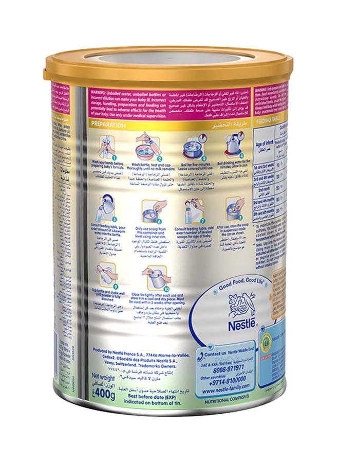 Nan - Comfort 1 Infant Formula 400grams - Image 1