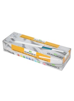 Durable 50-Piece Binding Spine Bar Set Blue 