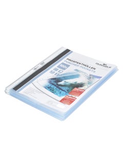 Durable 100-Piece A4 Punched Pocket Set Clear 