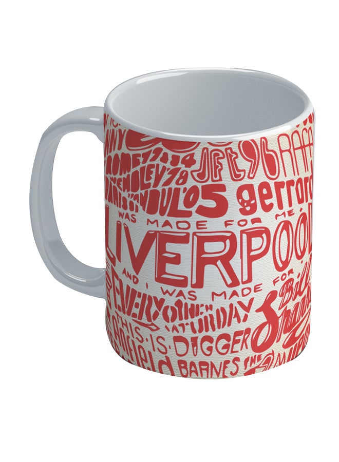 Wackylicious Liverpool F.C.: Sphere Coffee Mug Multicolour 8.2 x 9.5cm - Image 1