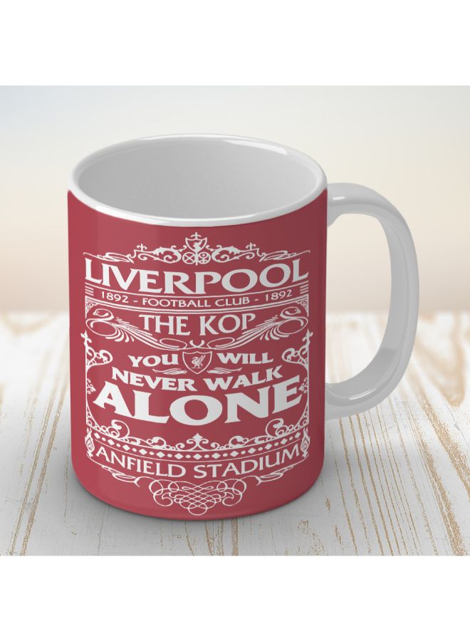 Wackylicious Liverpool F.C.: You'll Never Walk Alone Coffee Mug Multicolour 8.2 x 9.5cm - Image 2