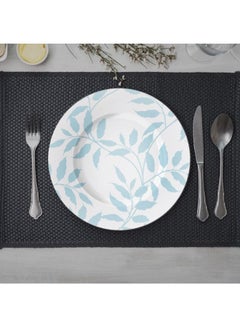 Wackylicious Linda Wood: Floral Pattern Plate Light Blue/White 10inch  - Image 2