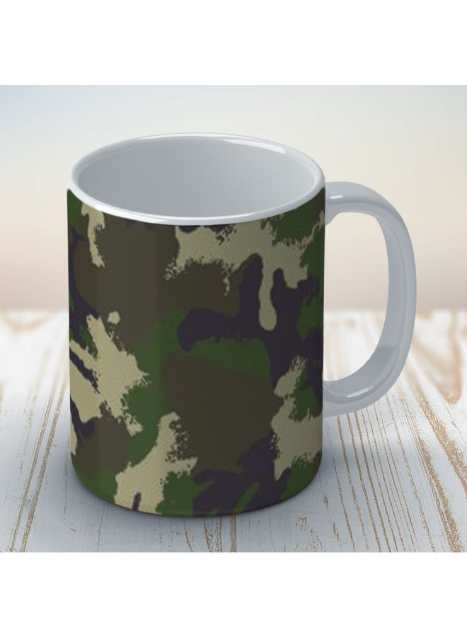 Wackylicious Printed Coffee Mug Army Green - Image 3